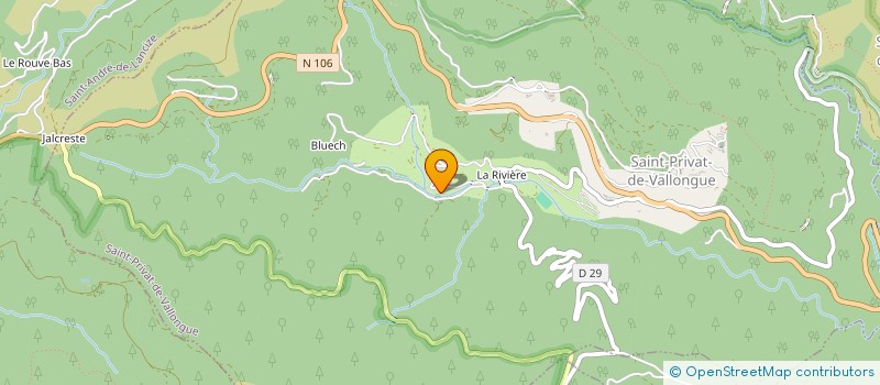 localisation de l'entreprise MADAME LILAS DELCLOS  SAINT-ANDRE-DE-LANCIZE