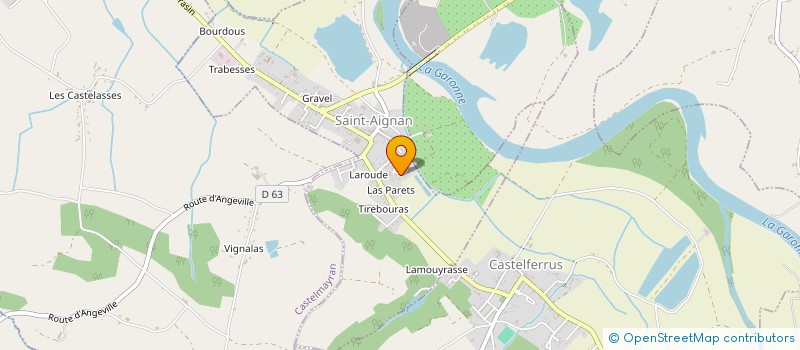 localisation de l'entreprise MADAME LILAS GUENDOUZE  SAINT-AIGNAN