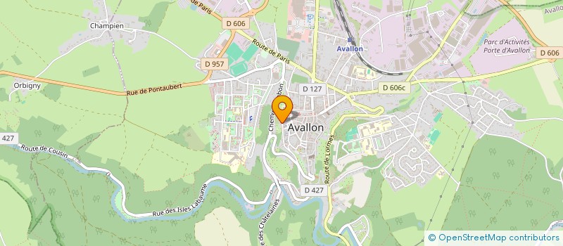 localisation de l'entreprise MADAME LILAS HAESAERT-ROBIN à AVALLON