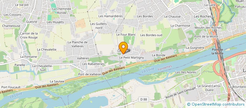 localisation de l'entreprise MADAME LILAS NUNEZ  FONDETTES