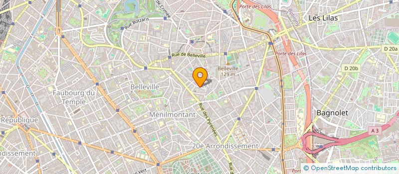 localisation de l'entreprise MADAME LILAS POUZIN  PARIS