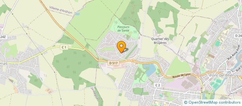 localisation de l'entreprise MADAME LILAS ZINE  CHARVIEU-CHAVAGNEUX