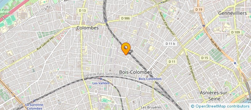 localisation de l'entreprise MADAME LILEI WAN à BOIS-COLOMBES