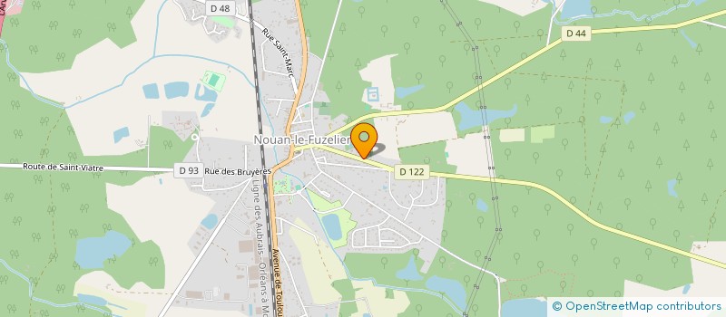 localisation de l'entreprise MADAME LILETTE HUET  NOUAN-LE-FUZELIER