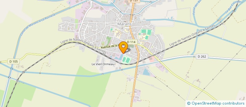 localisation de l'entreprise MADAME LILETTE MASSE  MARANS