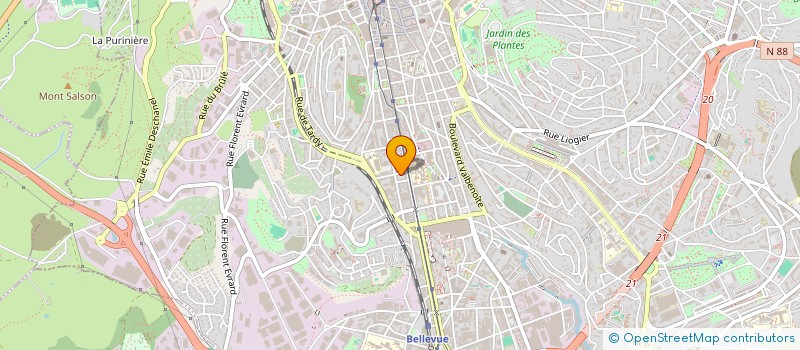 localisation de l'entreprise MADAME LILI BEAUFOUR  SAINT-ETIENNE