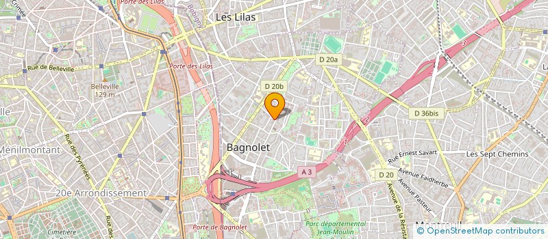 localisation de l'entreprise MADAME LILI CANOBBIO-MOULY à BAGNOLET