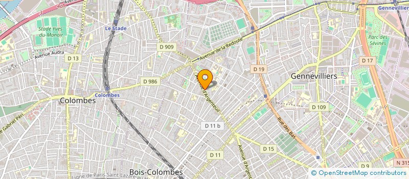 localisation de l'entreprise MADAME LILI FASONI à ASNIERES-SUR-SEINE