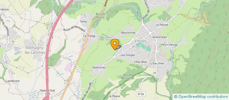 localisation de l'entreprise MADAME LILI JULIETTE BENA  ANNECY