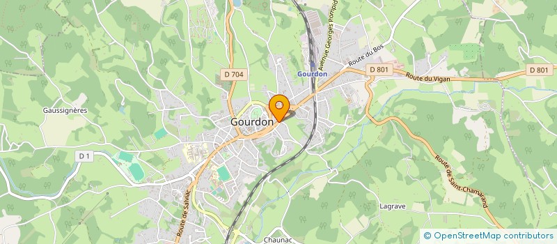 localisation de l'entreprise MADAME LILI LIMBERGER  GOURDON