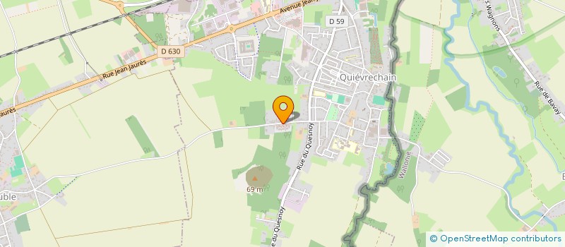 localisation de l'entreprise MADAME LILI MBEZELE ELLA  QUIEVRECHAIN