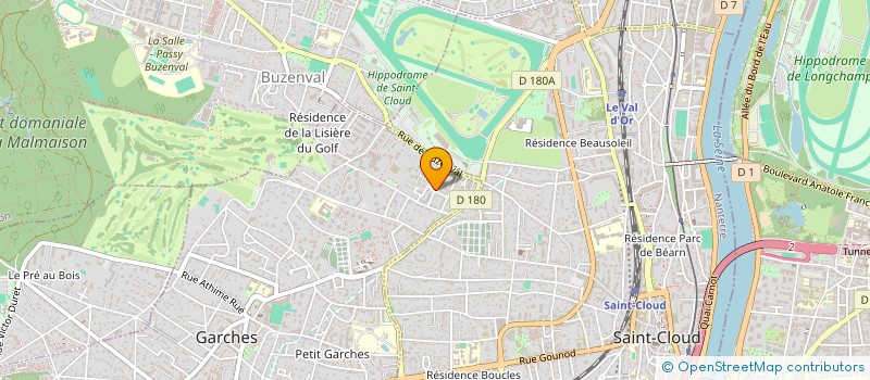 localisation de l'entreprise MADAME LILI POISSON  GARCHES