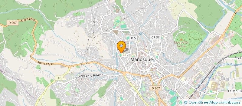 localisation de l'entreprise MADAME LILI-ROSE BREIT à MANOSQUE