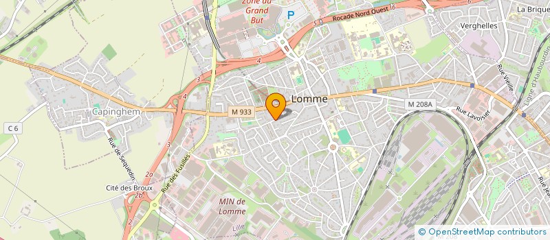 localisation de l'entreprise MADAME LILI-ROSE SABATIER à LILLE