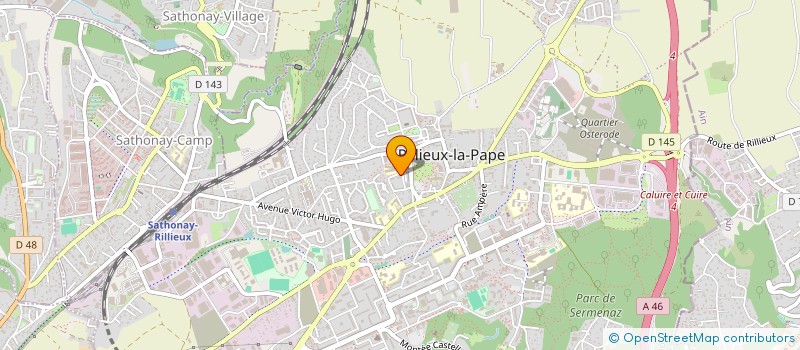 localisation de l'entreprise MADAME LILI-ROSE ZERBIB  RILLIEUX-LA-PAPE