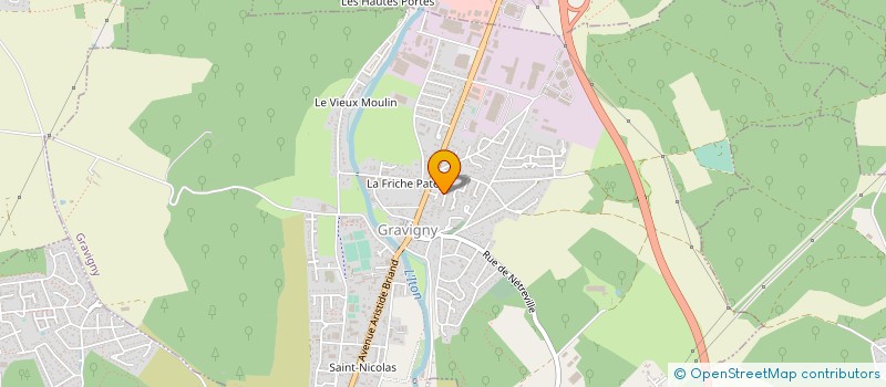localisation de l'entreprise MADAME LILI SCHMITT à GRAVIGNY