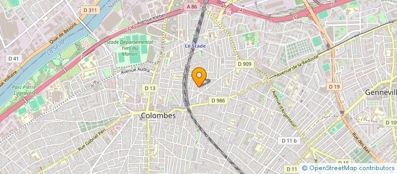 localisation de l'entreprise MADAME LILI VEKUA à COLOMBES