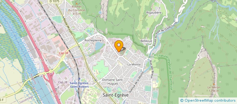 localisation de l'entreprise MADAME LILIA ABBAS à SAINT-EGREVE