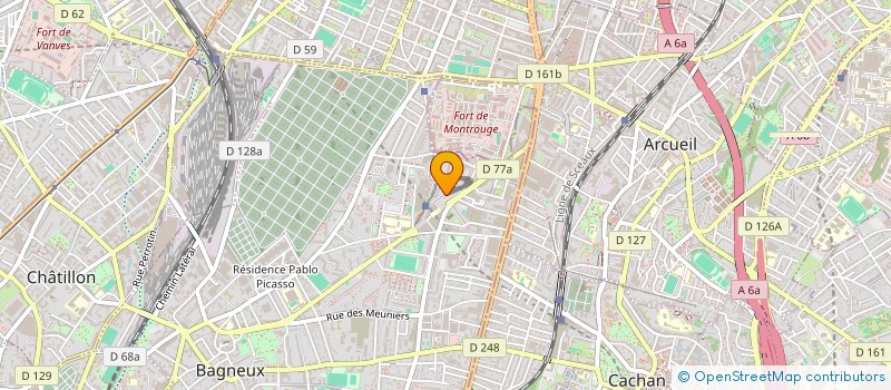 localisation de l'entreprise MADAME LILIA AISSAOUI à BAGNEUX
