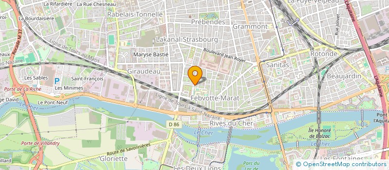 localisation de l'entreprise MADAME LILIA AVAGOV  JOUE-LES-TOURS