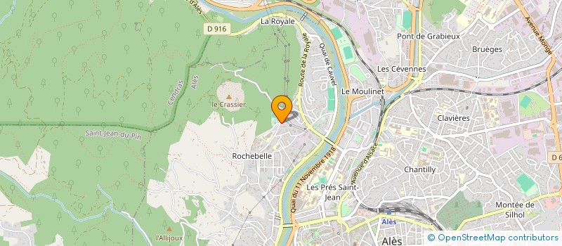 localisation de l'entreprise MADAME LILIA BADAOUI  ALES