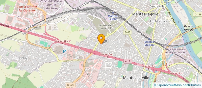 localisation de l'entreprise MADAME LILIA BENABDALLAH à MANTES-LA-VILLE