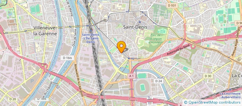 localisation de l'entreprise MADAME LILIA BENAMRANE à SAINT-DENIS