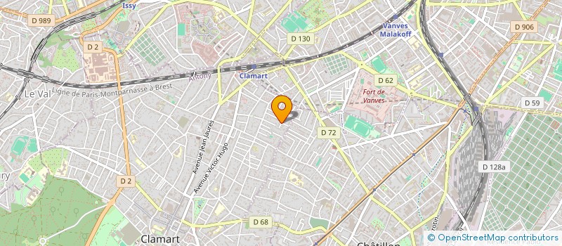 localisation de l'entreprise MADAME LILIA BENHAMIDA à CLAMART