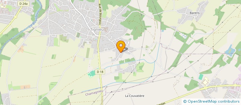 localisation de l'entreprise MADAME LILIA BENSEIDI  TIGNIEU-JAMEYZIEU