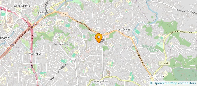 localisation de l'entreprise MADAME LILIA BOUALI  MARSEILLE