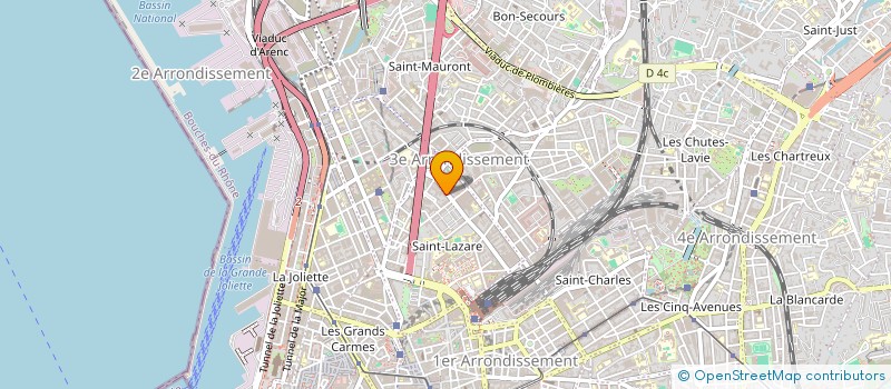 localisation de l'entreprise MADAME LILIA BOUAZIZ à MARSEILLE