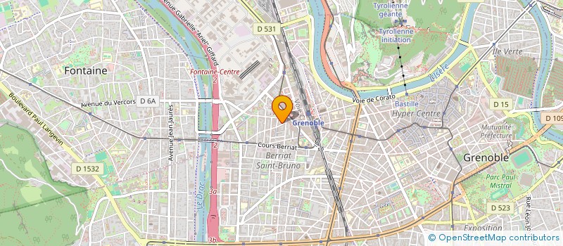 localisation de l'entreprise MADAME LILIA BOUCHAIR à GRENOBLE