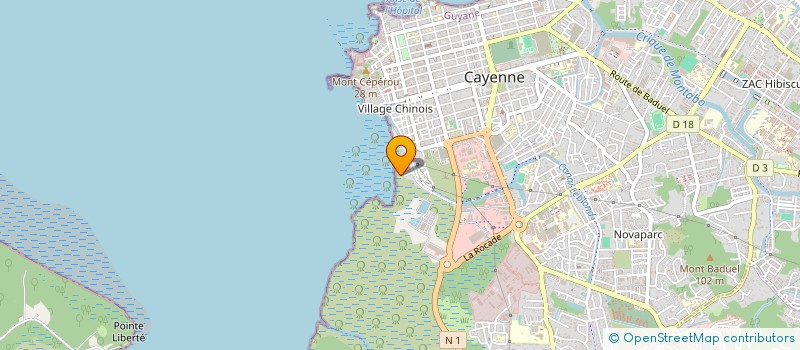 localisation de l'entreprise MADAME LILIA COUTAC  CAYENNE