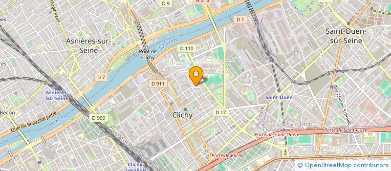 localisation de l'entreprise MADAME LILIA DAHDAH à CLICHY