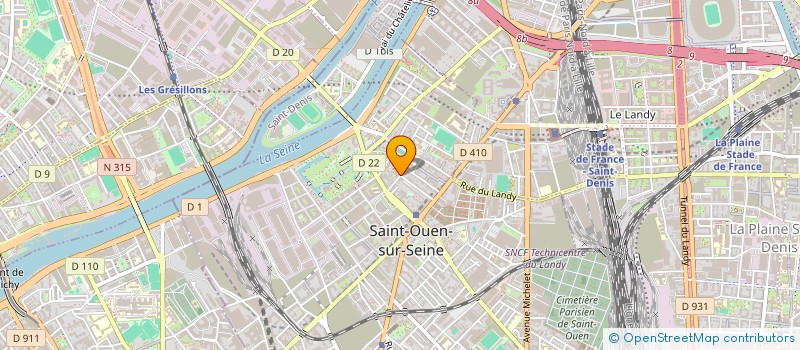 localisation de l'entreprise MADAME LILIA GARCIA APOLINDAR à SAINT-OUEN-SUR-SEINE