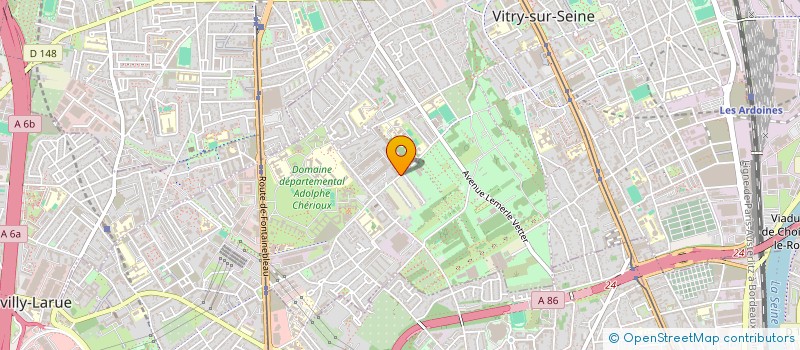 localisation de l'entreprise MADAME LILIA HAMANI  VITRY-SUR-SEINE