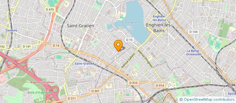 localisation de l'entreprise MADAME LILIA KACIMI  SAINT-GRATIEN