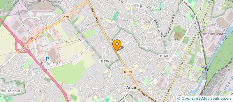 localisation de l'entreprise MADAME LILIA LARBI  ANZIN