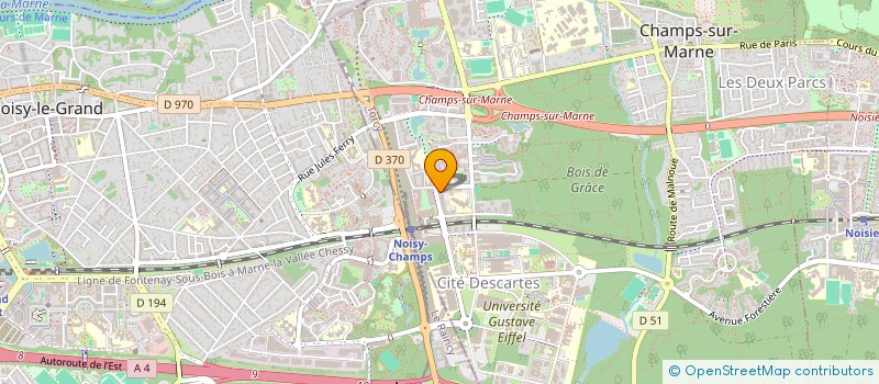 localisation de l'entreprise MADAME LILIA LE VERN  CHAMPS-SUR-MARNE