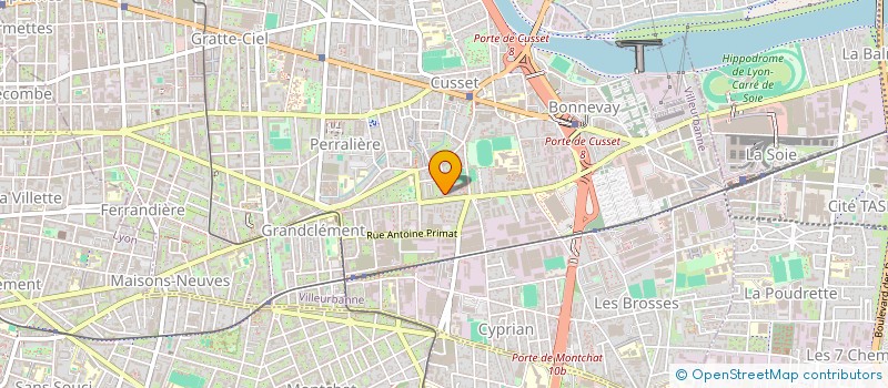 localisation de l'entreprise MADAME LILIA MACHADO DE ASSIS  VILLEURBANNE