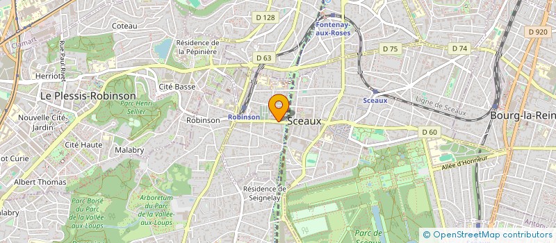 localisation de l'entreprise MADAME LILIA MALKI à SCEAUX