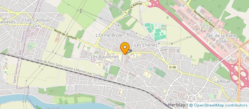 localisation de l'entreprise MADAME LILIA MAMERI  FRANCONVILLE