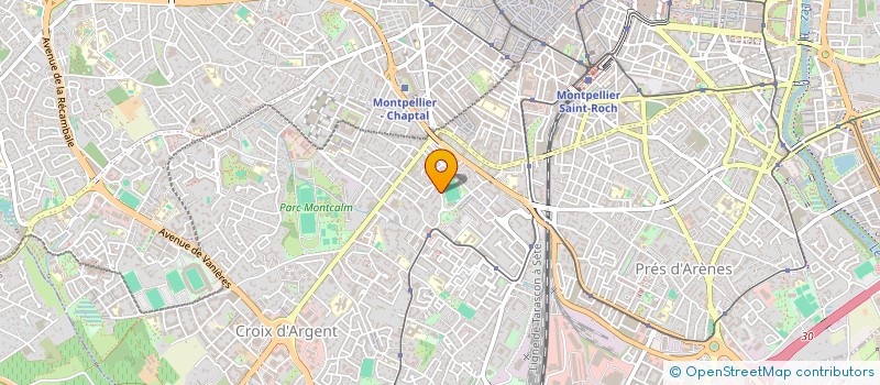 localisation de l'entreprise MADAME LILIA MERABET  MONTPELLIER
