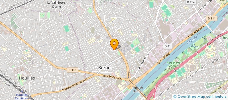 localisation de l'entreprise MADAME LILIA NABAIS  BEZONS