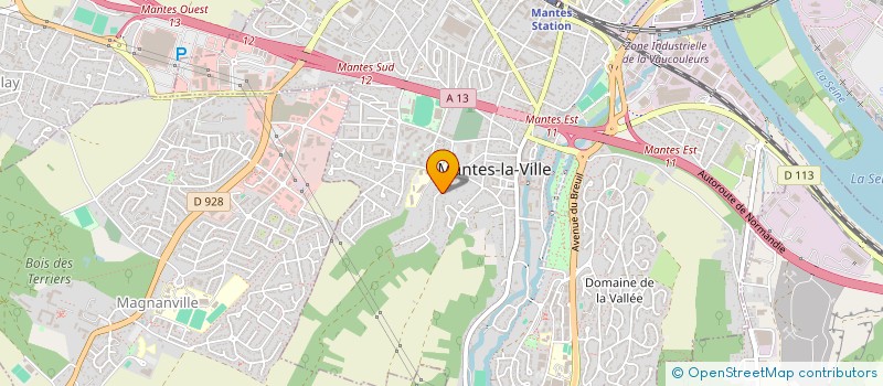 localisation de l'entreprise MADAME LILIA OUAZENE  MANTES-LA-VILLE