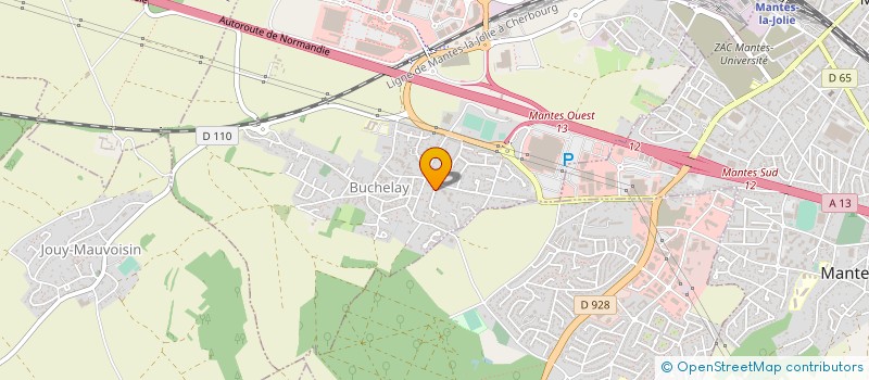 localisation de l'entreprise MADAME LILIA OUROUBA  BUCHELAY