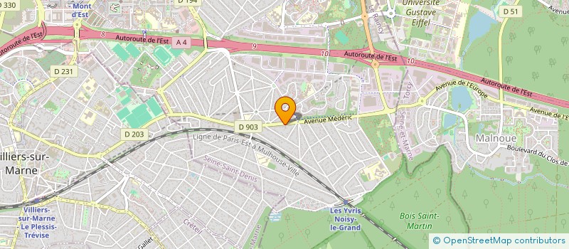 localisation de l'entreprise MADAME LILIA PASAT  NOISY-LE-GRAND