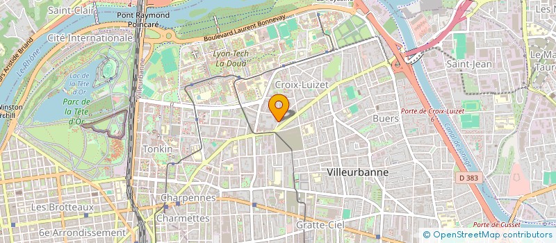 localisation de l'entreprise MADAME LILIA ROCHER  VILLEURBANNE