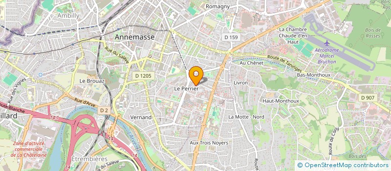 localisation de l'entreprise MADAME LILIA SADANE  ANNEMASSE