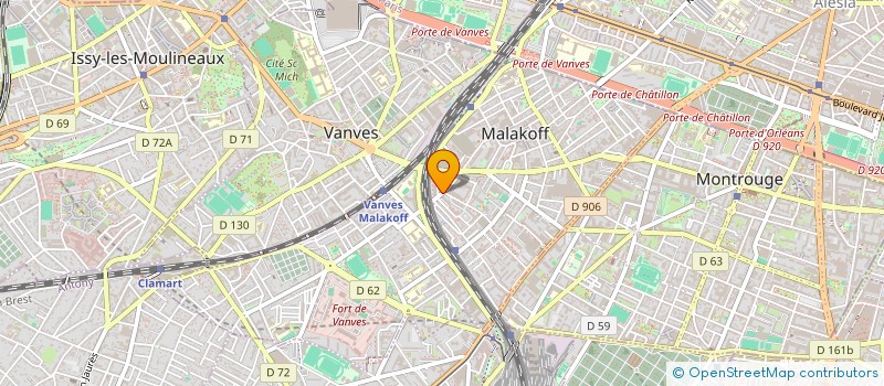 localisation de l'entreprise MADAME LILIA SANTANA à MALAKOFF